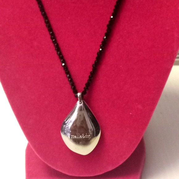 Stella & Dot Silver Teardrop Necklace - Picture 3 of 8